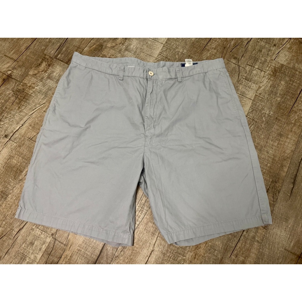 Vineyard Vines Club Shorts Mens 42 Light Blue Gray Chino Cotton Casual Prep 9in